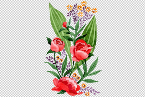 Ornament Red Free Ukraine Watercolor Illustrations