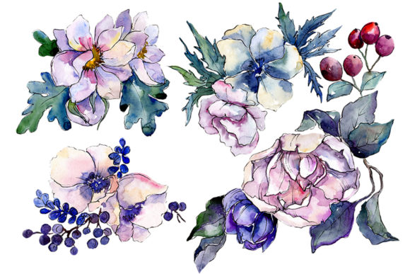 Stylish Bouquet of Flowers Cleopatra Watercolor Review